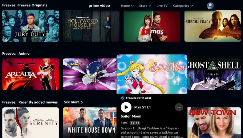 Prime Video Freevee KissCartoon alternative