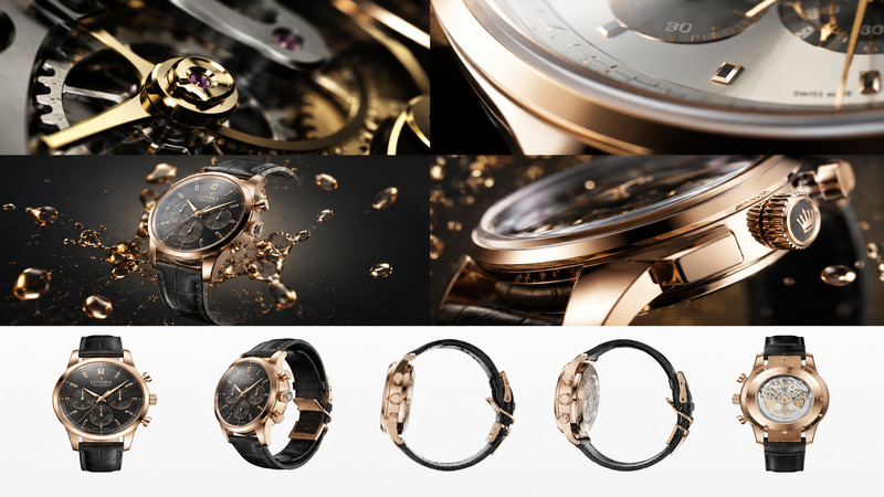 product reveal video prompt featuring a luxury watch