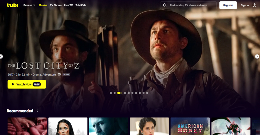 Putlocker alternative Tubi TV