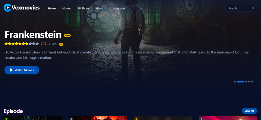 Putlocker alternative Vexmovies