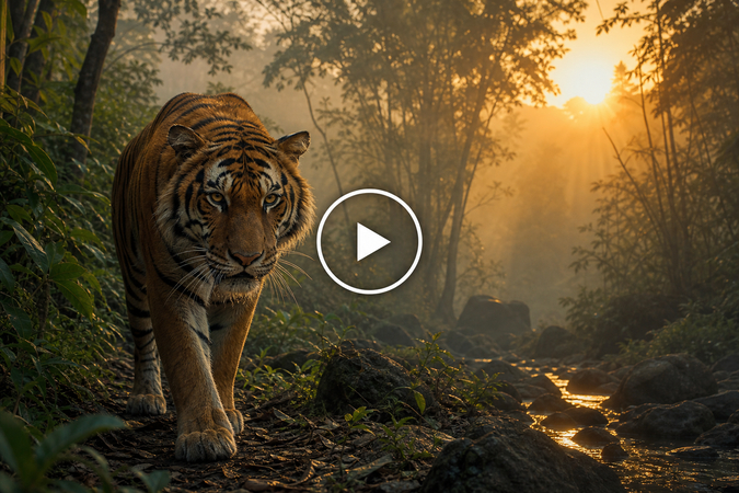 prompt de documentário de natureza realista