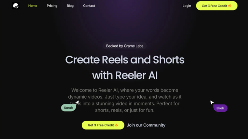 Reeler AI best reel maker