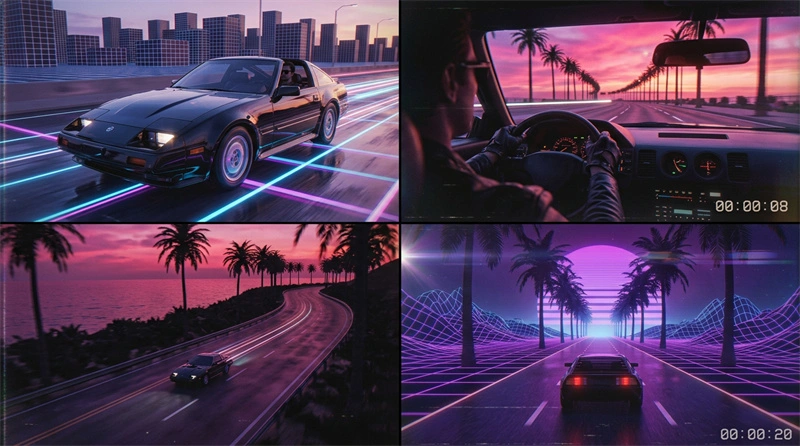 AI cool video montage ideas