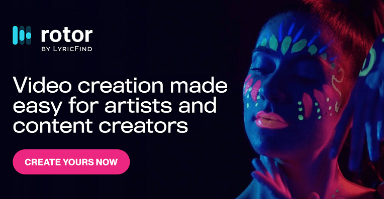 rotor videos lyric video generator