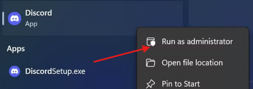 Running Discord as administrator