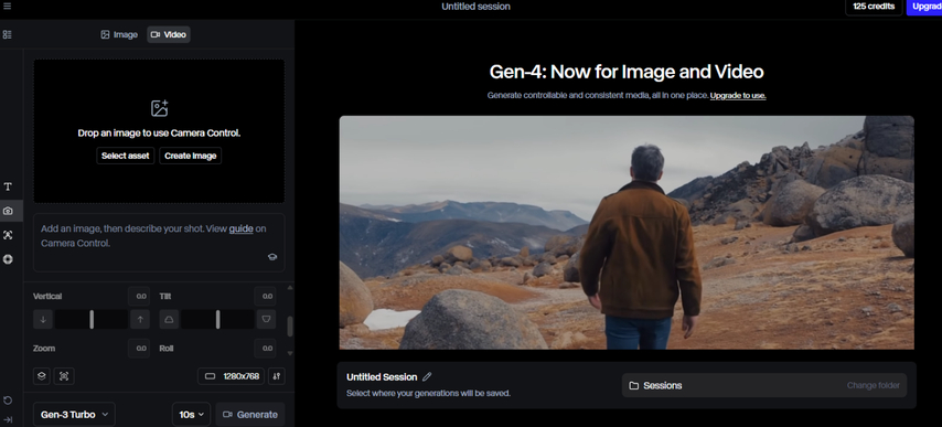 Runway animated video generator