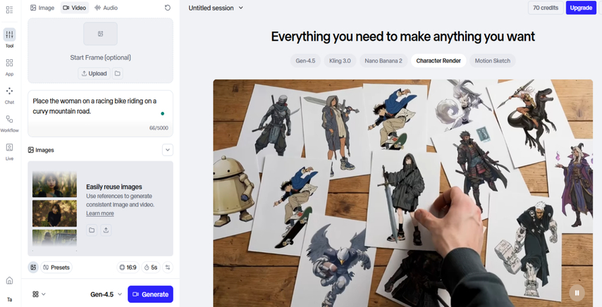 Runway ML Text to Video generator