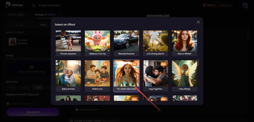 choose mermaid style to transform content