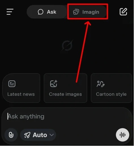 select imagine grok