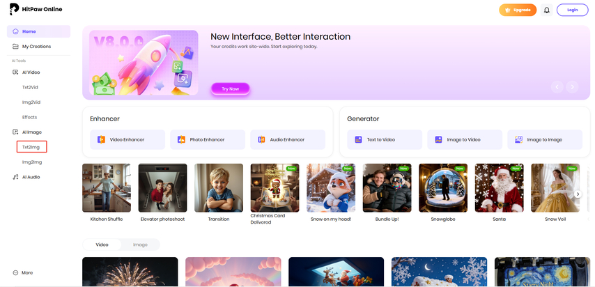 choose text to image