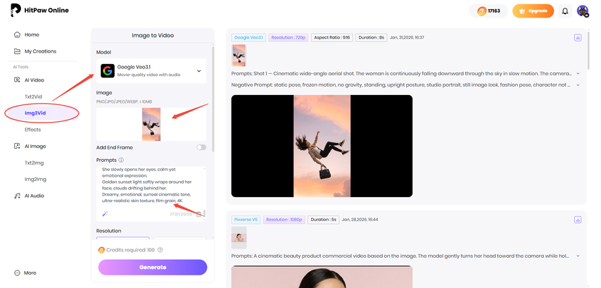 skyfall ai video hitpaw online