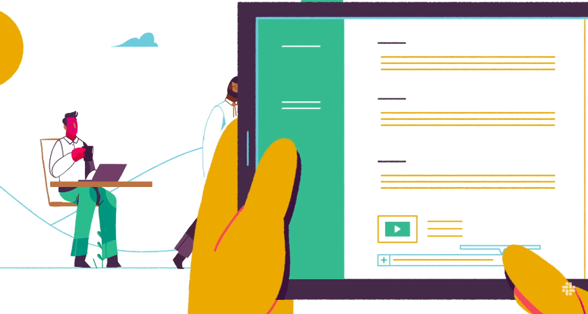 Slack explainer promotional video example