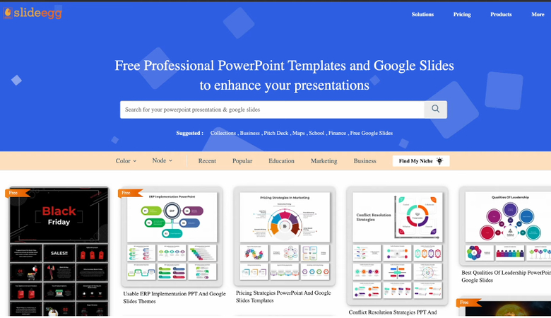 SlidesGo alternative Slideegg