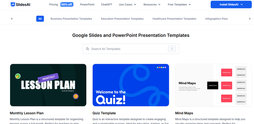 SlidesGo alternative SlidesAI