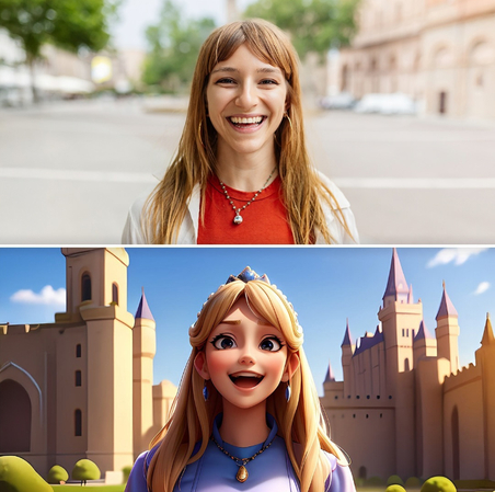 light cartoon filter for instagram selfies