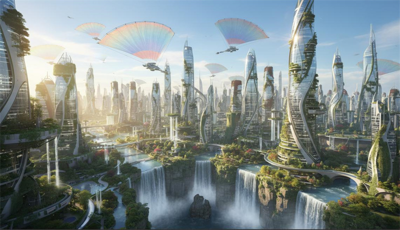 Solarpunk utopia video ideas