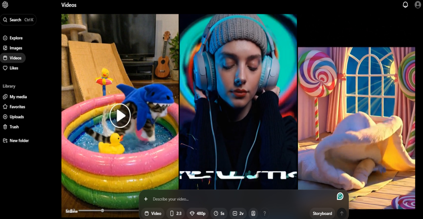 Sora AI video generator