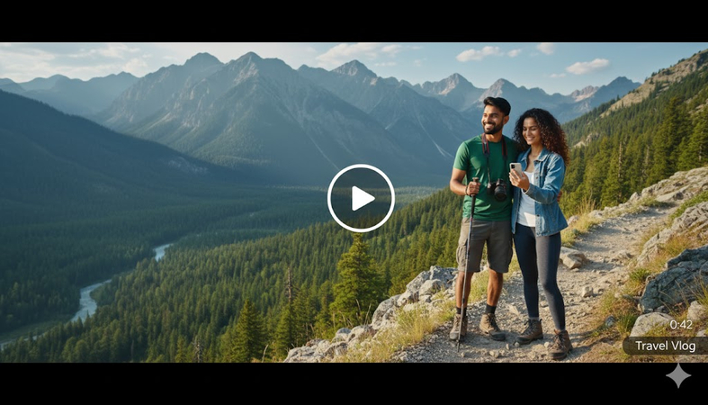 sora travel vlog prompt