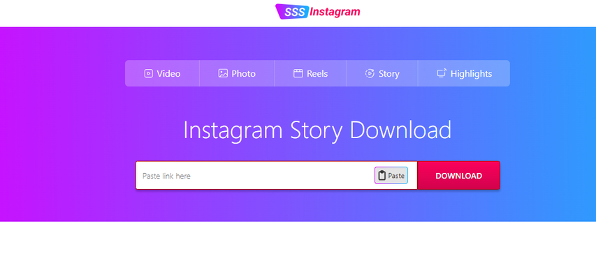 SSSInstagram best Instagram Story downloader