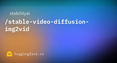 stable video diffusion svd