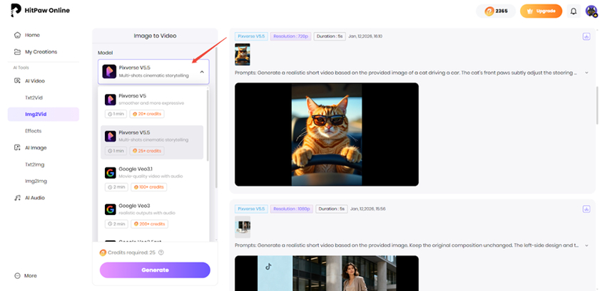 select ai model and customize settings