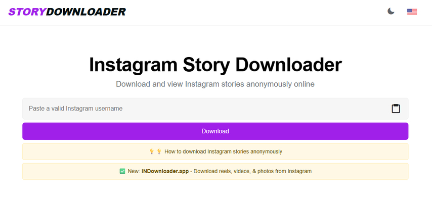StoryDownloader best Instagram Story downloader