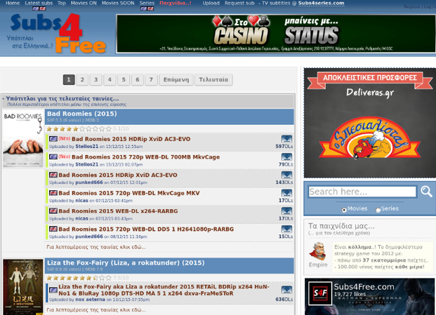 Subs4Free YIFY subtitles download alternative