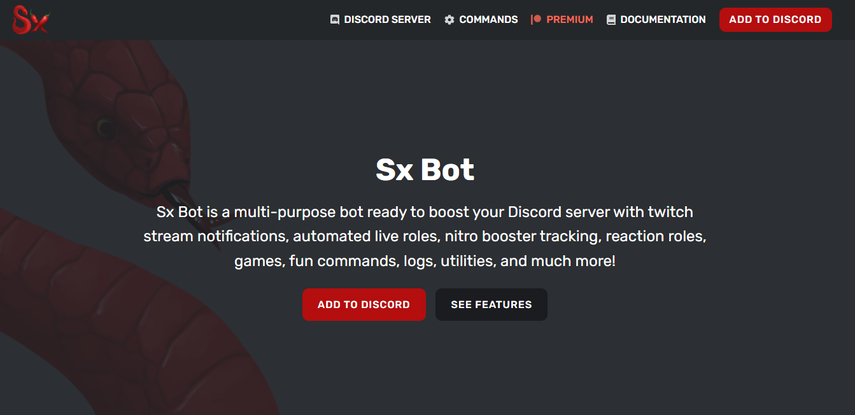 Sx Bot Discord music bot
