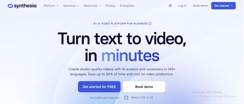 create ai presenter videos with synthesia