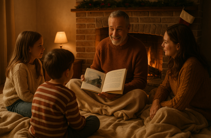 Telling a story for Christmas memories