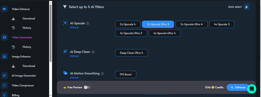 TensorPix AI fix choppy video