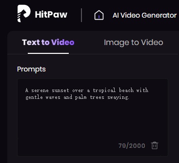 hitpaw free ai video generator