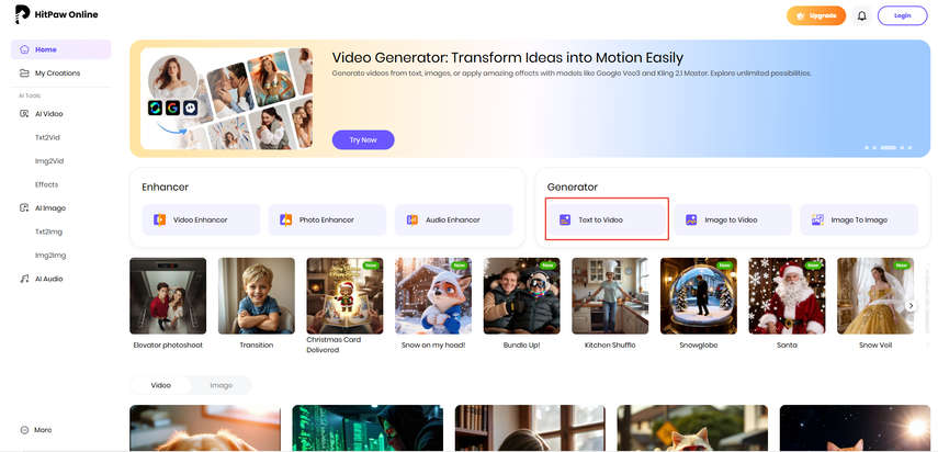 HitPaw AI Text to Video Generator