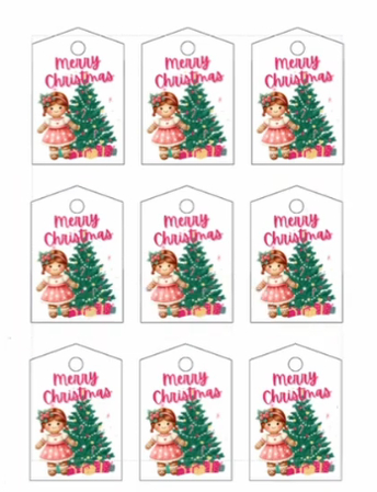 The beauty of Christmas label templates