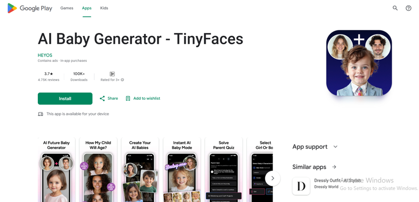 tinyfaces smooth fun baby maker