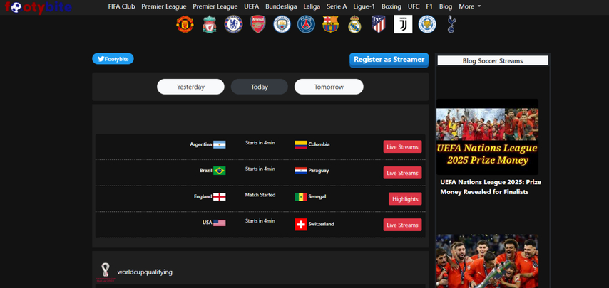 TotalSportek similar site Footybite