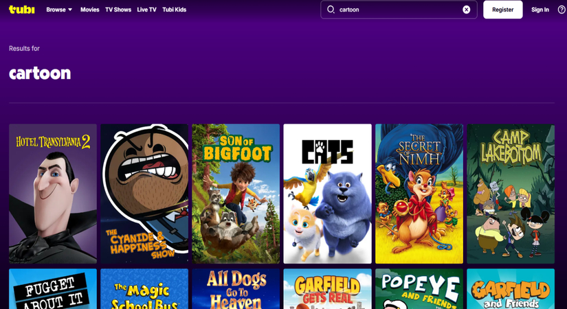 Tubi TV KissCartoon alternative