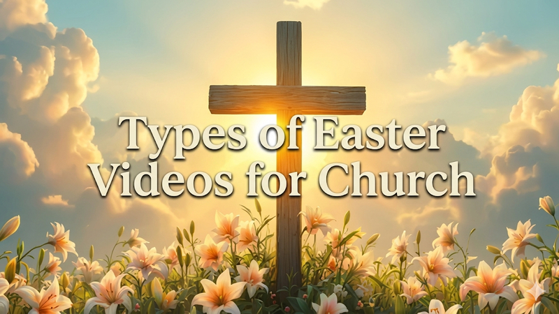 different kinds of church easter videos