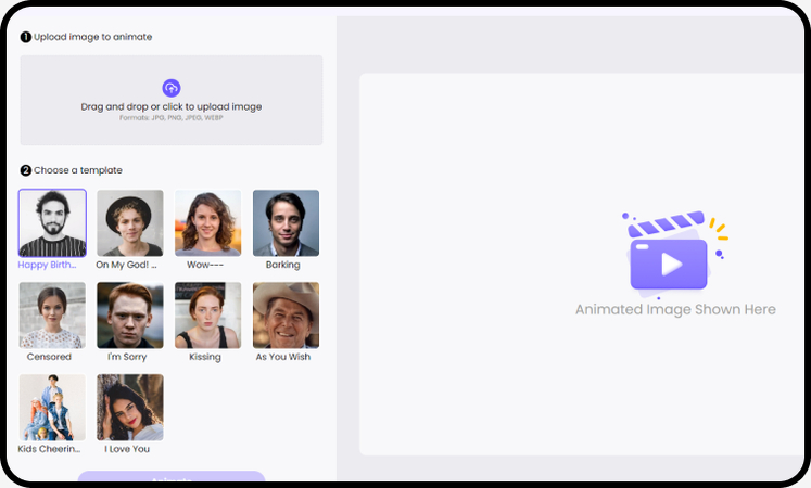 upload a still image