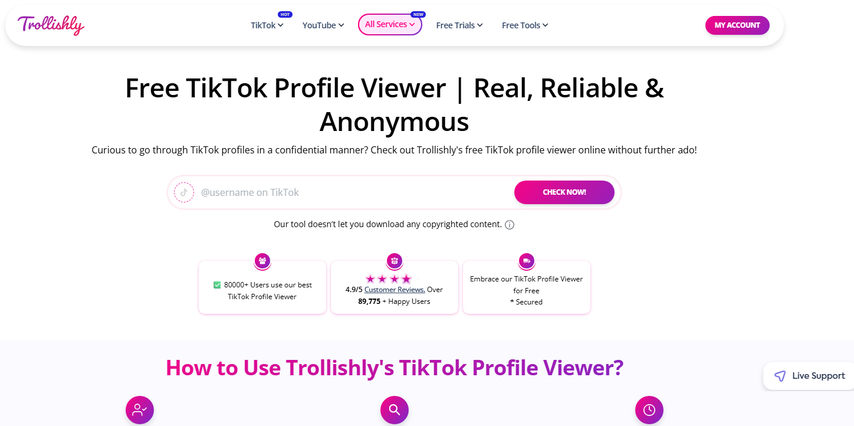 Alternativa ao Urlebird Trollishly