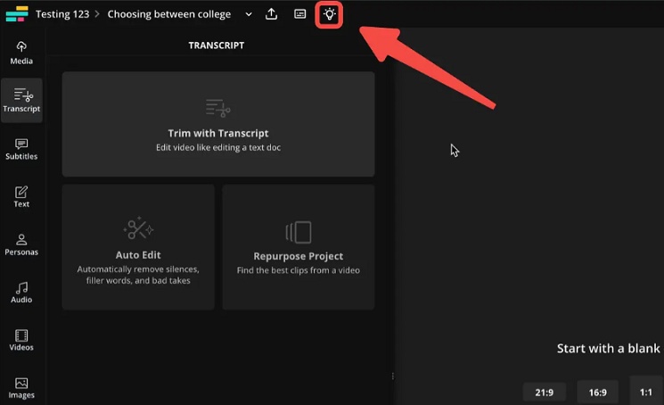 use kapwing ai text video generator