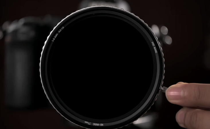 Using a variable ND filter to follow the 180° shutter rule