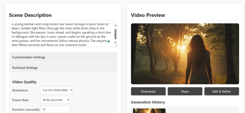 Video generated by Perchance AI Video Generator