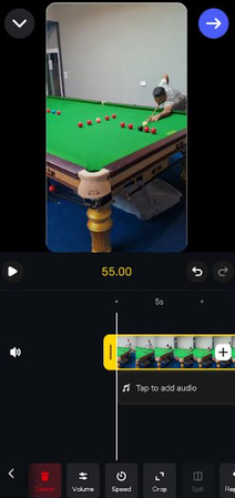 Video speed option for Instagram posts