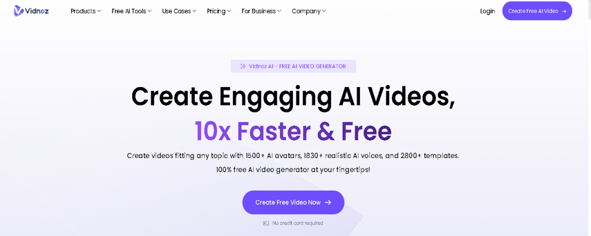 Vidnoz AI Pictory AI alternative