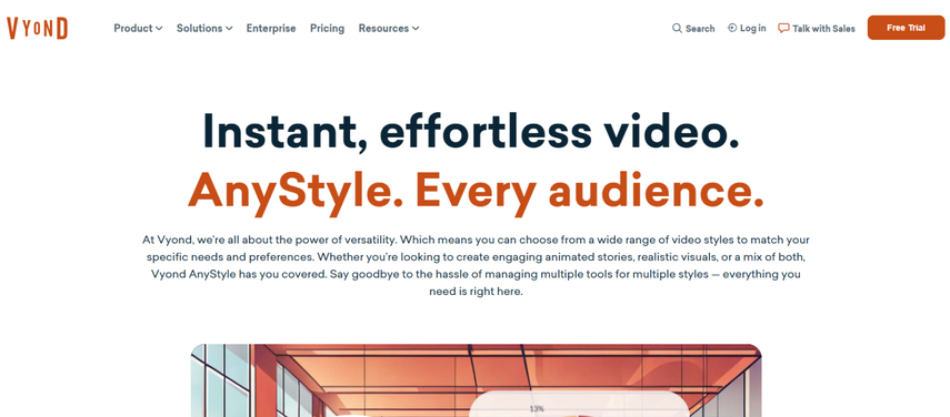 Vyond animated video generator