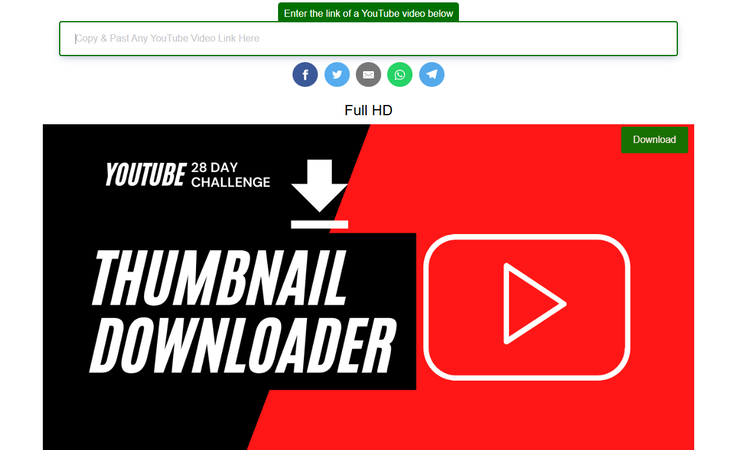 YouTube Thumbnail Grabber free tool