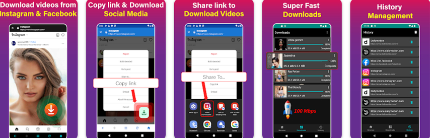 4K Video Downloader mobile MP4 movie download app
