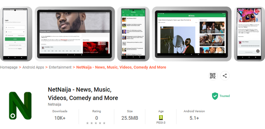 NetNaija mobile MP4 movie download app