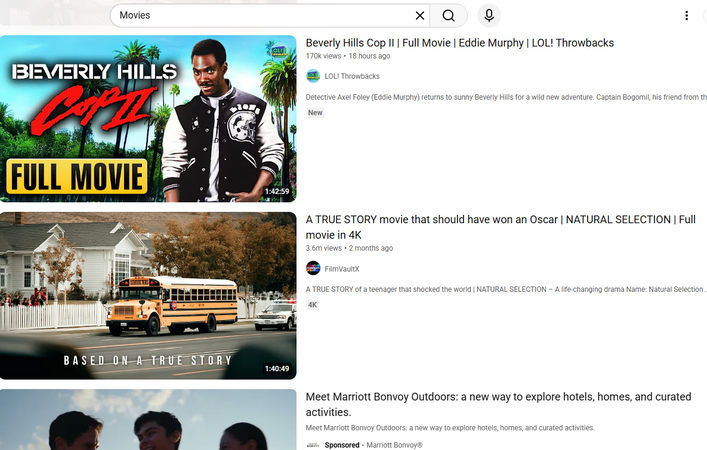 YouTube mobile MP4 movie download app